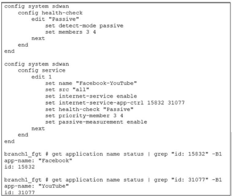 Certification Exam Fortinet-NSE7_SDW-7.2 Fortinet Fortinet-NSE7_SDW-7.2 7-3709014632