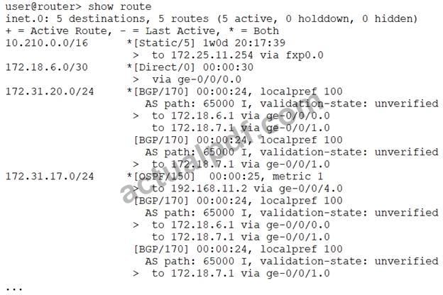 Certification Exam Juniper-JN0-104 Juniper Juniper-JN0-104 4-3534435127